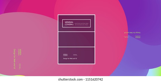 Fluid color background. Liquid shape . Eps10 vector.