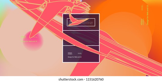 Fluid color background. Liquid shape . Eps10 vector.