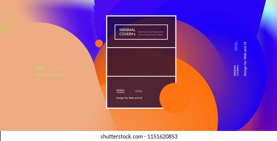 Fondo de color fluido. Forma líquida. Vector Eps10.
