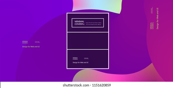Fluid color background. Liquid shape . Eps10 vector.