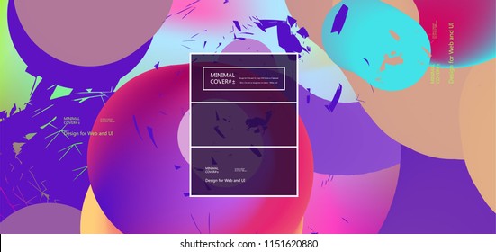 Fluid color background. Liquid shape . Eps10 vector.