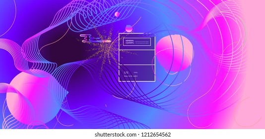 Fluid color background. Liquid shape . Eps10 vector.
