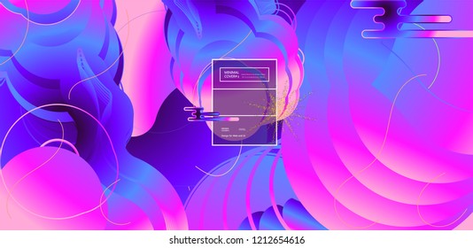 Fluid color background. Liquid shape . Eps10 vector.