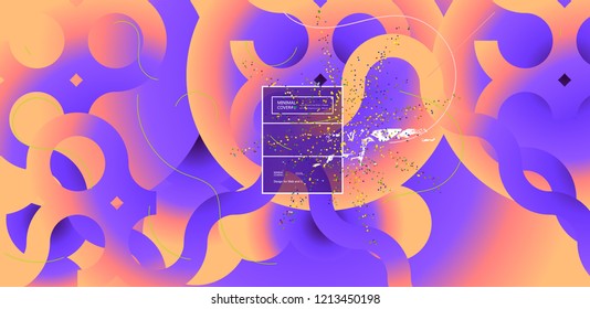 Fluid color background. Liquid shape . Eps10 vector.