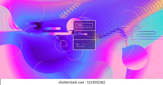 Fluid color background. Liquid shape . Eps10 vector.