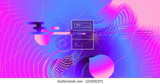 Fluid color background. Liquid shape . Eps10 vector.