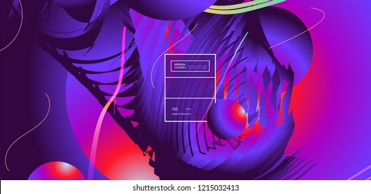 Fluid color background. Liquid shape . Eps10 vector.
