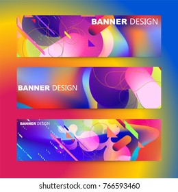 Fluid color background. Liquid shape on white. Eps10 vector.