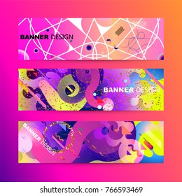 Fluid color background. Liquid shape on white. Eps10 vector.