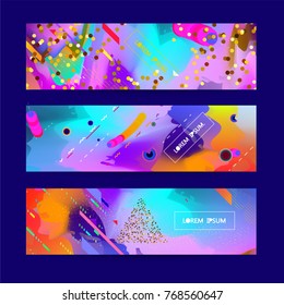  Fluid color background. Liquid shape on white. Eps10 vector.