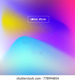  Fluid color background. Liquid shape on white. Eps10 vector.