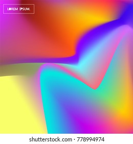  Fondo de color fluido. Forma líquida en blanco. Vector Eps10.