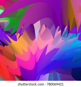 Fluid color background. Liquid shape on white. Eps10 vector.
