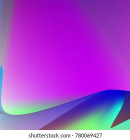 Fluid color background. Liquid shape on white. Eps10 vector.
