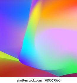 Fluid color background. Liquid shape on white. Eps10 vector.
