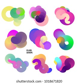 Fondo de color fluido.vector Eps10.