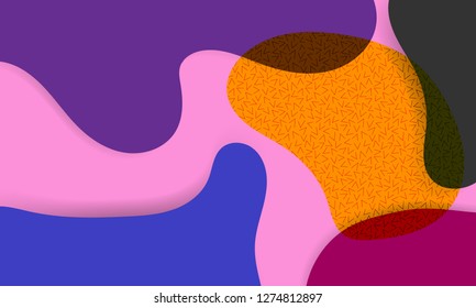 Fluid color covers set. Colorful bubble shapes with gradients. Trendy design. Eps10 vector. - Vector