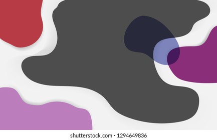 Fluid color covers set. Colorful bubble shapes with gradients. Trendy design. Eps10 vector. - Vector
