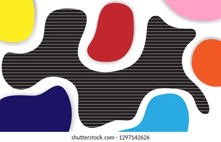 Fluid color covers set. Colorful bubble shapes with gradients. Trendy design. Eps10 vector. - Vector