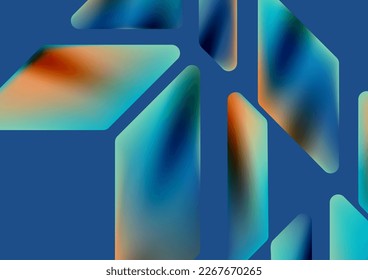 Color del fluido formas geométricas dinámicas de fondo abstracto. Ilustración vectorial para fondo de banner de fondo o página de aterrizaje de papel pintado