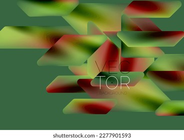 Fluid color dynamic geometric shapes abstract background. Vector illustration for wallpaper banner background or landing page