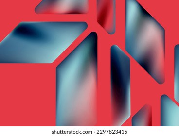 Fluid color dynamic geometric shapes abstract background. Vector illustration for wallpaper banner background or landing page