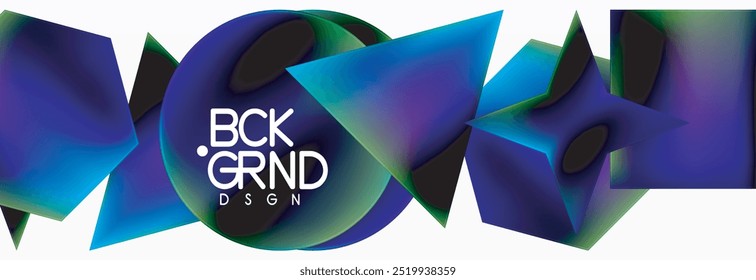 Fluid color geometric shapes abstract background. Vector Illustration For Wallpaper, Banner, Background, Card, Book Illustration, landing page