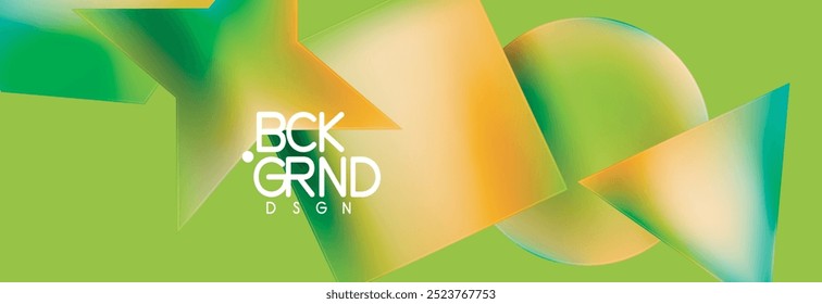 Fluid color geometric shapes abstract background. Vector Illustration For Wallpaper, Banner, Background, Card, Book Illustration, landing page