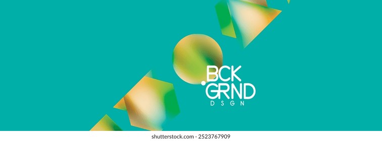 Fluid color geometric shapes abstract background. Vector Illustration For Wallpaper, Banner, Background, Card, Book Illustration, landing page