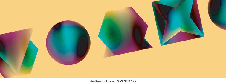 Fluid color geometric shapes abstract background. Vector Illustration For Wallpaper, Banner, Background, Card, Book Illustration, landing page