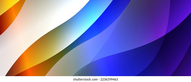 Gradientes de color fluido con efecto de línea de onda dinámica. Ilustración vectorial para fondo de escritorio, pancarta, fondo, tarjeta, ilustración del libro, página de inicio