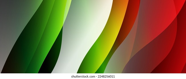 Fluid color gradients with dynamic wave line effect. Vector Illustration For Wallpaper, Banner, Background, Card, Book Illustration, landing page