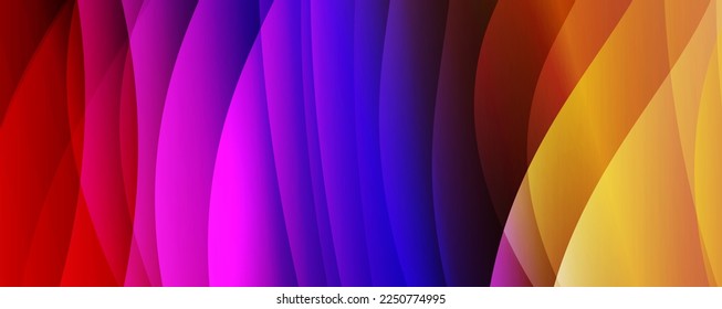 Fluid color gradients with dynamic wave line effect. Vector Illustration For Wallpaper, Banner, Background, Card, Book Illustration, landing page