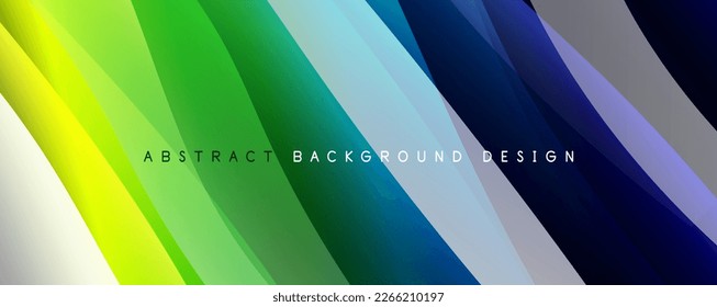 Fluid color gradients with dynamic wave line effect. Vector Illustration For Wallpaper, Banner, Background, Card, Book Illustration, landing page