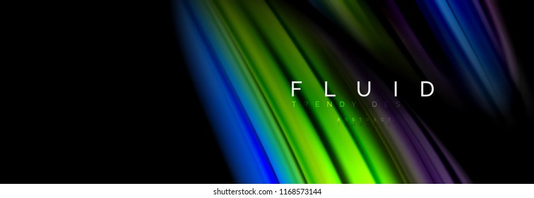 Fluid color motion concept, Vektorgrafik