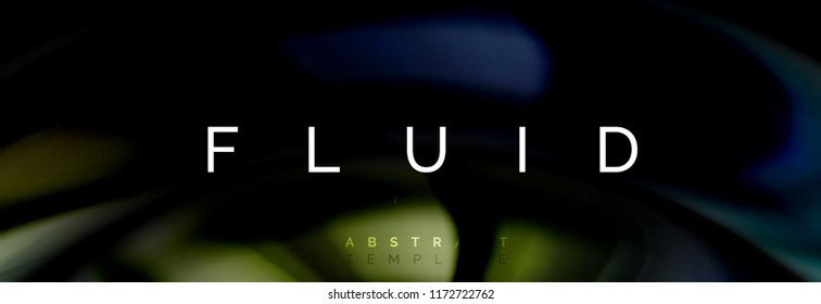 Fluid color motion concept, Vektorgrafik