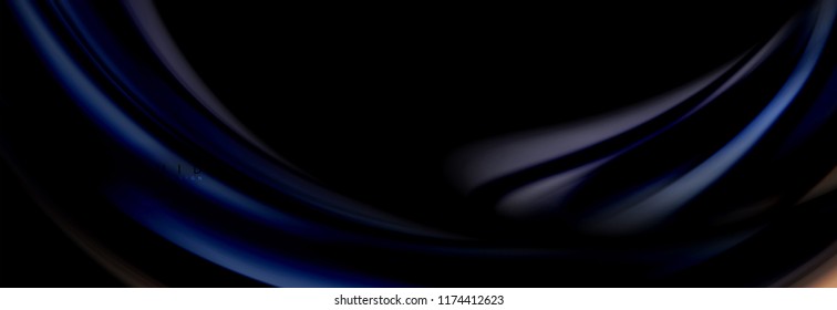 Fluid color motion concept, vector illustration