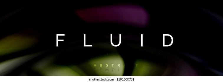 Fluid color motion concept, Vektorgrafik