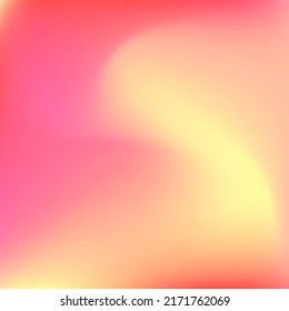 Fluid Color Pastel Liquid Yellow Background. Peach Flow Bright Vibrant Blurred Texture. Pink Watercolor Orange Sunrise Sunset Gradient Backdrop. Red Neon Curve Warm Trendy Swirl Gradient Mesh.