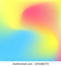 Fluid Color Purple Dynamic Yellow Gradient Background. Neon Blurred Water Happy Pastel Wallpaper. Curve Liquid Wavy Blue Pink Swirl Gradient Mesh. Green Multicolor Rainbow Light Design Pic.