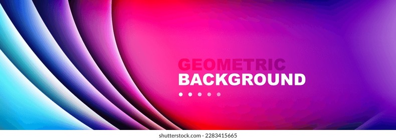 Fluid color wave abstract background digital template