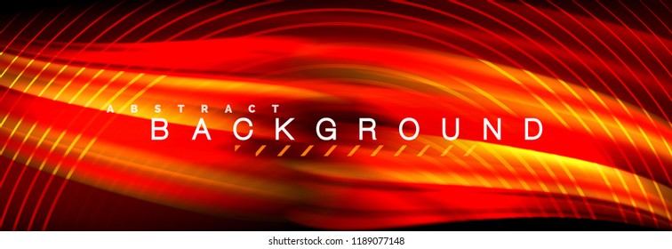 Flüssige Farbwellenlinie, Hintergrund. Trendy abstrakte Layout-Vorlage für Geschäfts- oder Technologiepräsentationen, Internet-Poster oder Web-Broschüren-Cover, Bildschirmhintergrund. Vektorgrafik