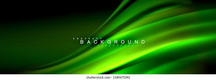 Fluid color wave line background. Trendy abstract layout template for business or technology presentation, internet poster or web brochure cover, wallpaper. Vector illustration