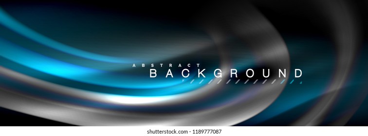 Fluid color wave line background. Trendy abstract layout template for business or technology presentation, internet poster or web brochure cover, wallpaper. Vector illustration