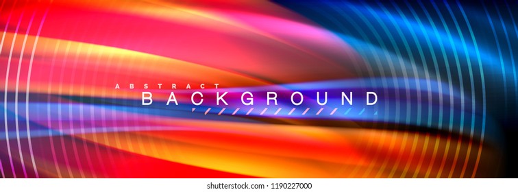 Fluid color wave line background. Trendy abstract layout template for business or technology presentation, internet poster or web brochure cover, wallpaper. Vector illustration