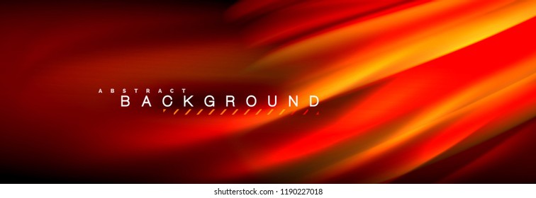 Fluid color wave line background. Trendy abstract layout template for business or technology presentation, internet poster or web brochure cover, wallpaper. Vector illustration