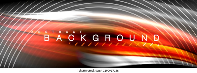 Fluid color wave line background. Trendy abstract layout template for business or technology presentation, internet poster or web brochure cover, wallpaper. Vector illustration