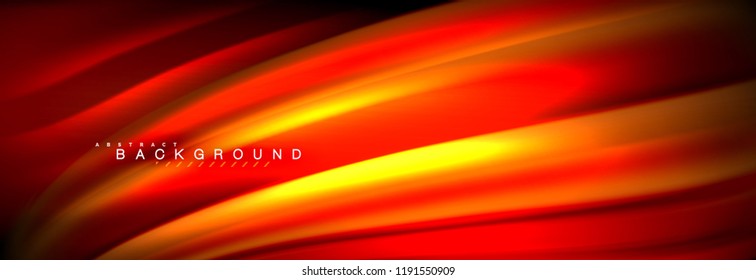 Fluid color wave line background. Trendy abstract layout template for business or technology presentation, internet poster or web brochure cover, wallpaper. Vector illustration