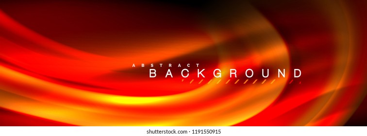 Fluid color wave line background. Trendy abstract layout template for business or technology presentation, internet poster or web brochure cover, wallpaper. Vector illustration