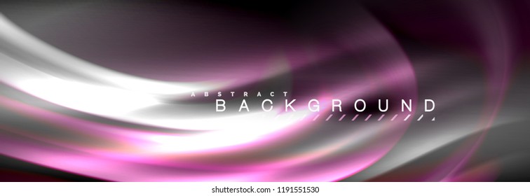 Fluid color wave line background. Trendy abstract layout template for business or technology presentation, internet poster or web brochure cover, wallpaper. Vector illustration